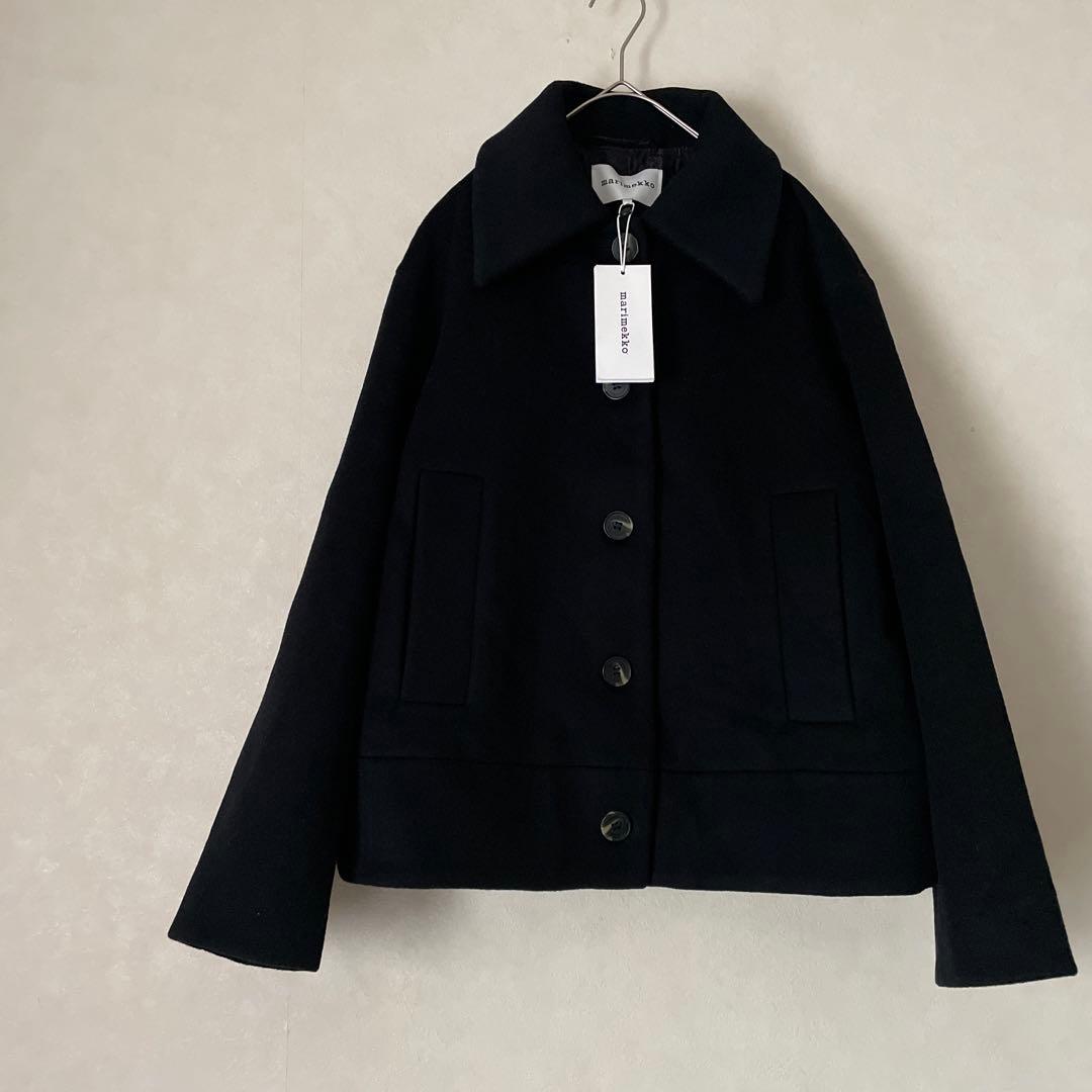 marimekko ピックイネン ウニッコ コート ブラック マリメッコ