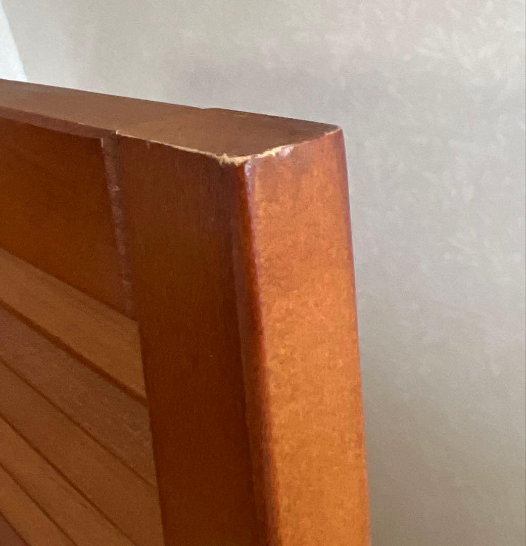 クロ　パーテーション スクリーン間仕切り 北欧ナチュラル店舗天然木木製4連