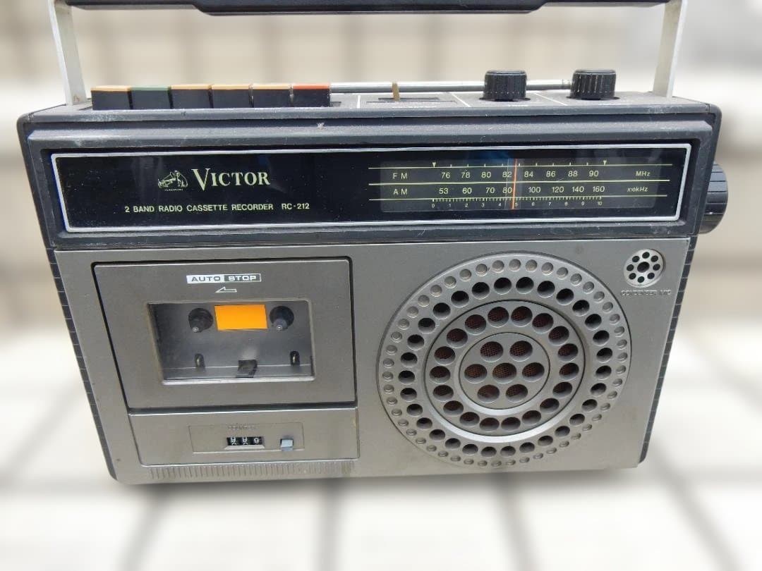 昭和レトロ ラジカセ３台ジャンク、RT-560 KR-2500 RC-212