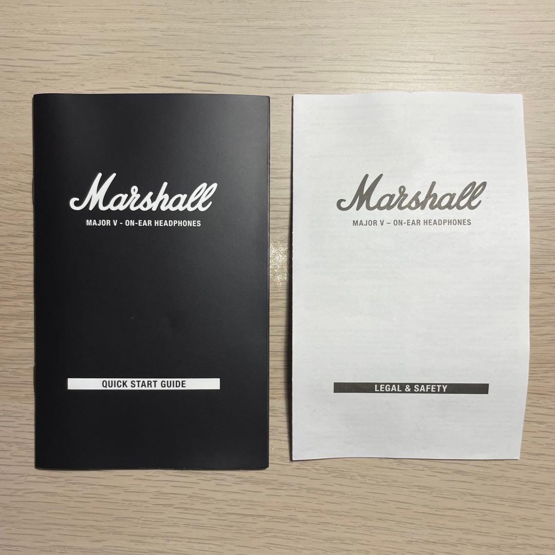 Marshall Major V ブラックワイヤレスヘッドホン