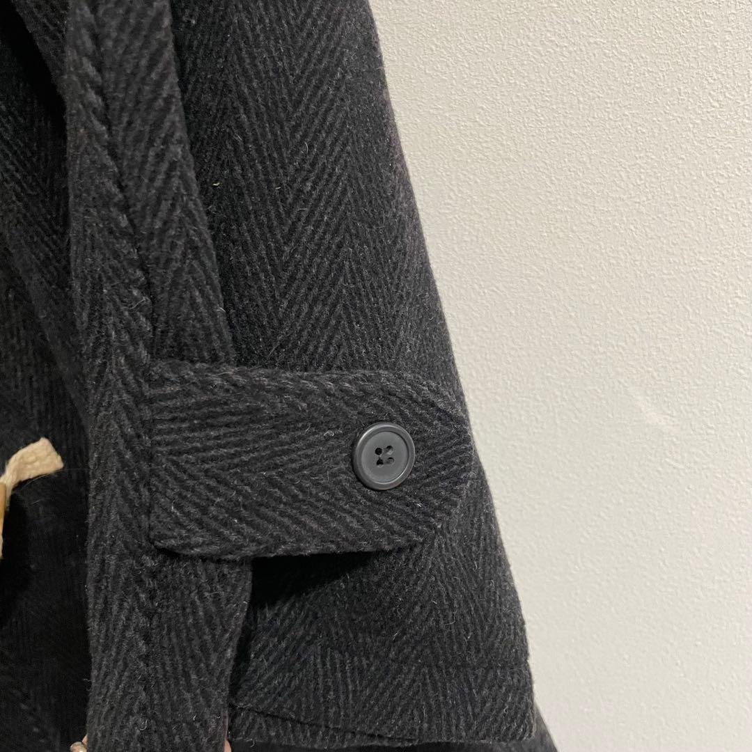 【レア】ヘリーハンセン ダッフルコート ヘリンボーン ウール アウター 古着