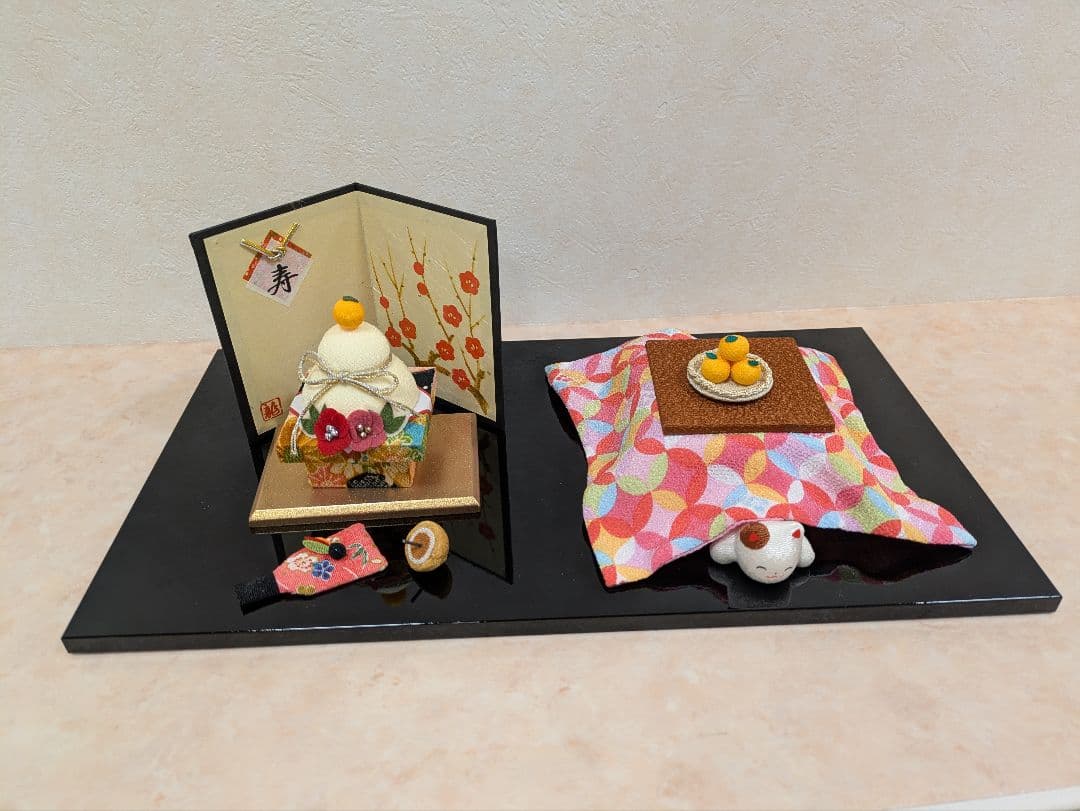 【1/10まで】京都 縮緬細工福ねこづくし ほのぼの歳時記 全12ヶ月まとめ売り