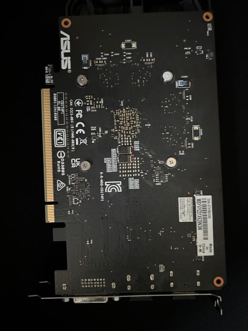 ASUS製 GeForce GTX1650