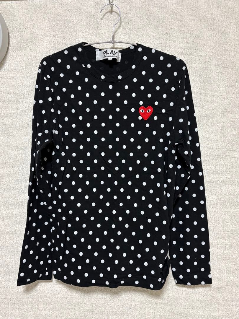 PLAY COMME des GARCONS ドット柄 Tシャツ