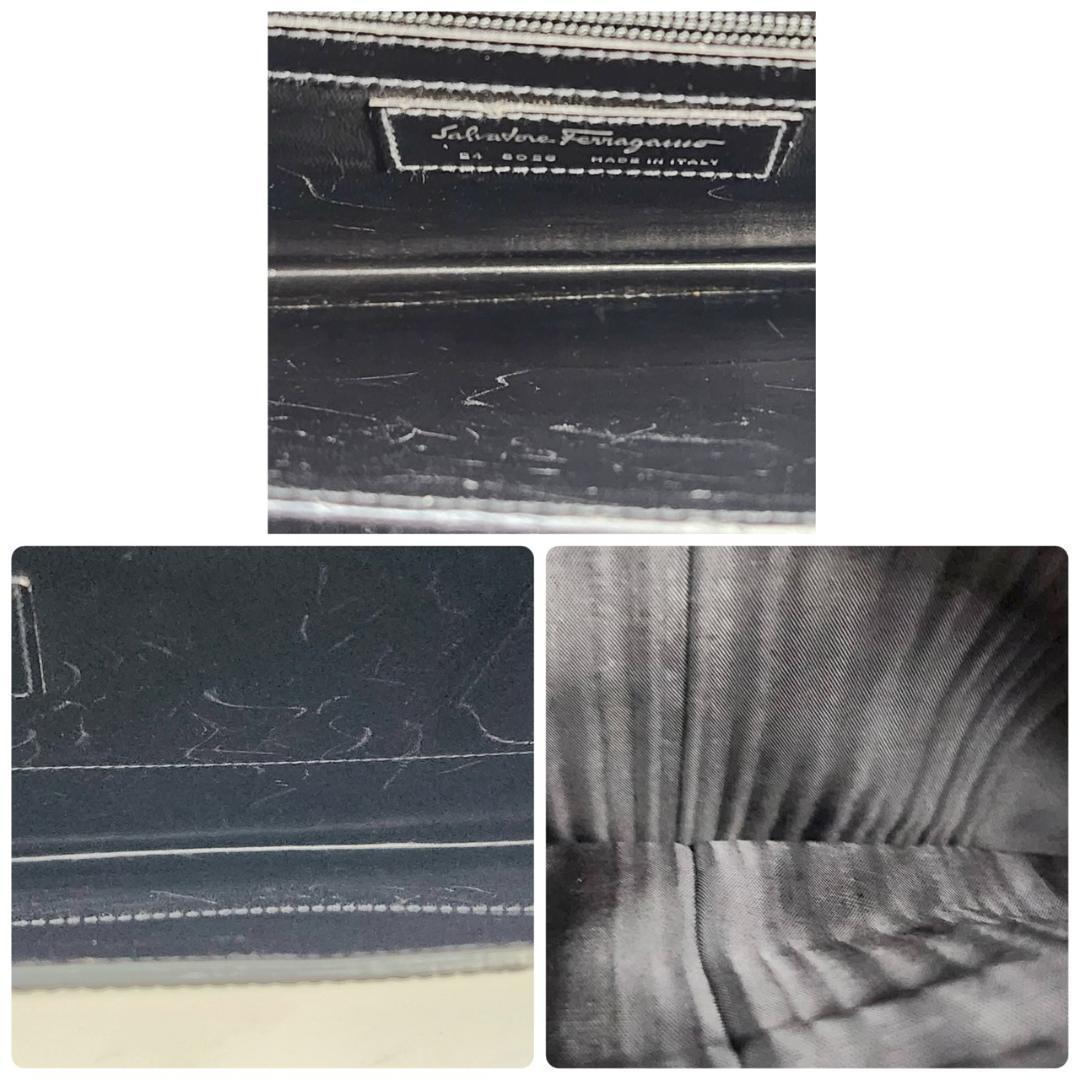 フェラガモ ブリーフケース 2WAY ビジネスバッグ メンズ ショルダー 美品