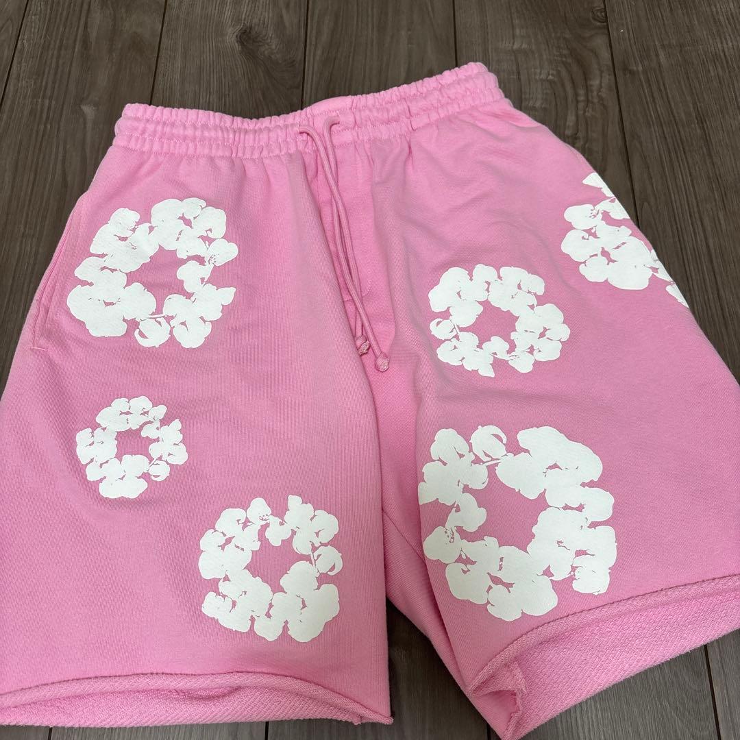 デニムティアーズ ショーツ ピンク