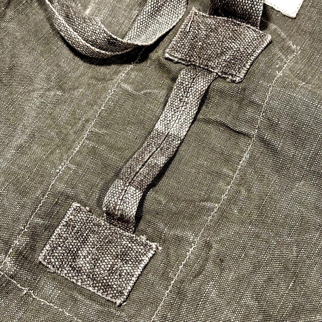 【レア素材】French military オールリネン ダッフルバッグ