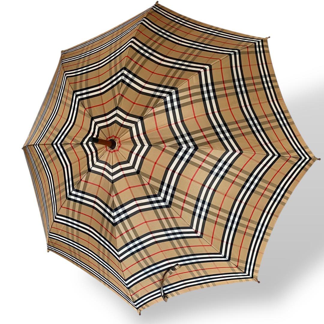 美品　Burberry'sバーバリーズ　長傘　ノバチェック