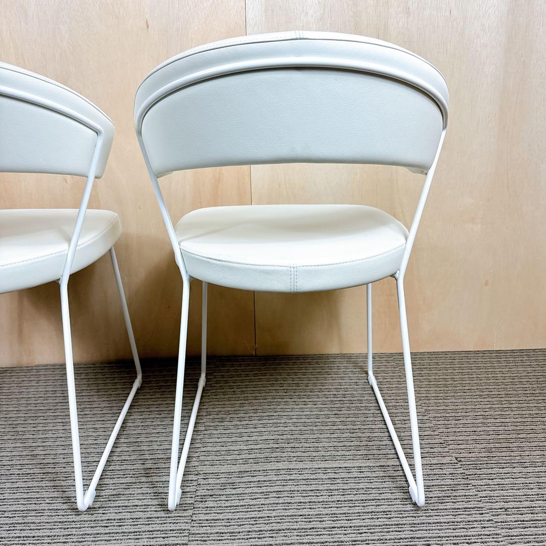 【展示品】 カリガリス コヌビア New York 本革 ダイニングチェア 6脚