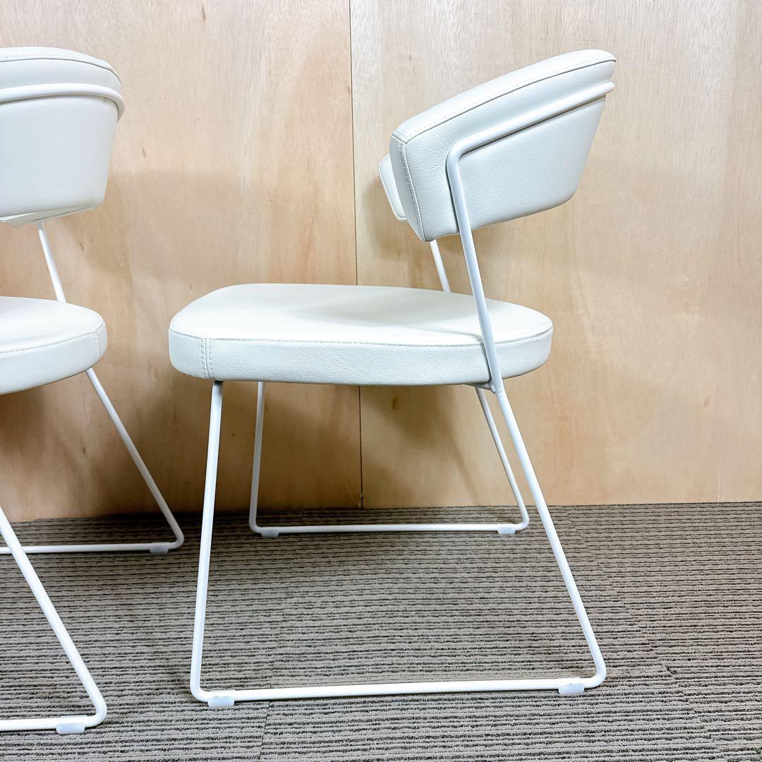 【展示品】 カリガリス コヌビア New York 本革 ダイニングチェア 6脚