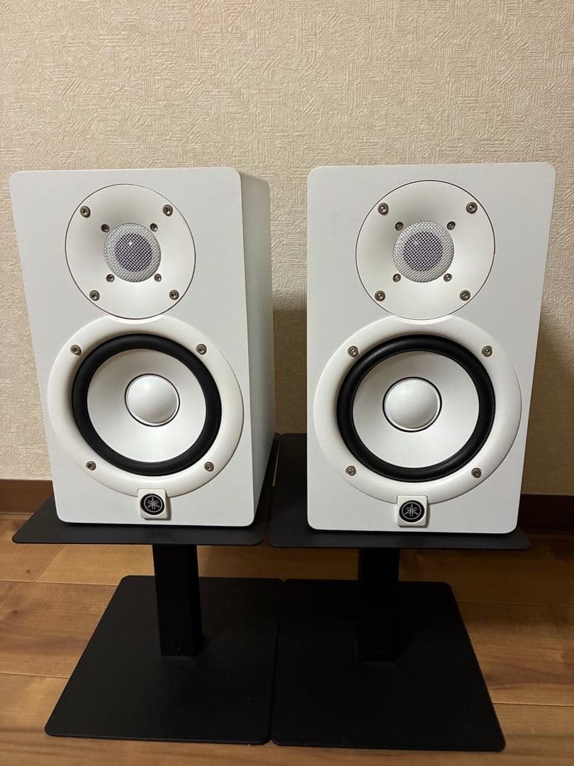 YAMAHA HS5W（ホワイト） ペア／スタンド付き