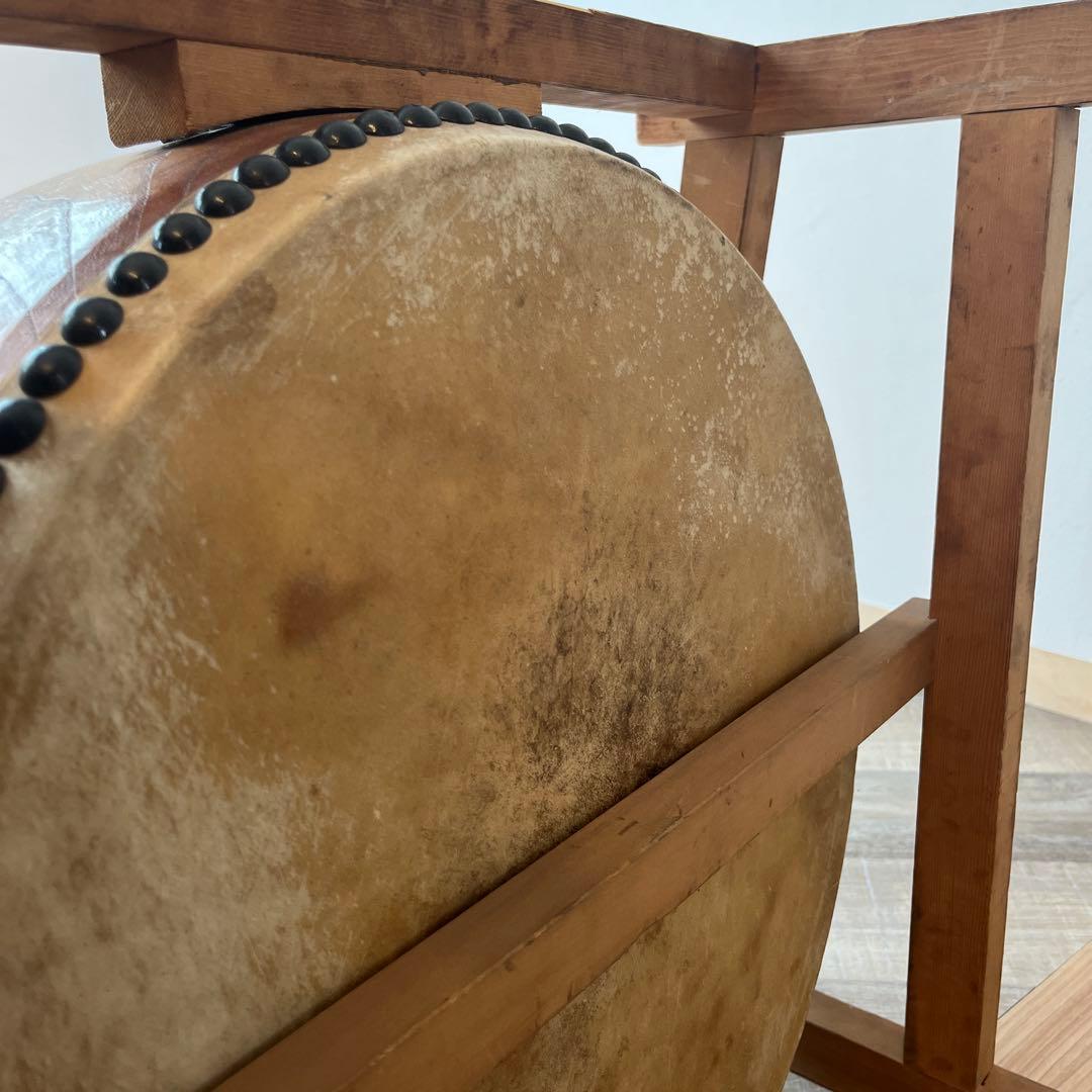 和太鼓　平胴太鼓　面1尺4寸　胴6寸　台付