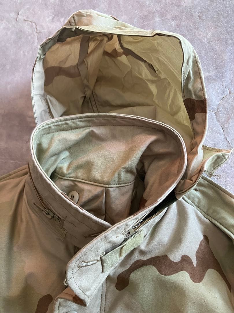 80's 米軍実物 放出品 M65 フィールドジャケット 3Cデザートカモ 迷彩