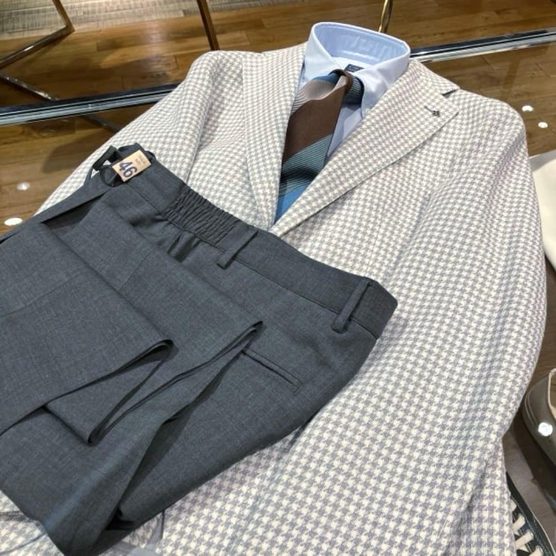 タリアトーレ Brilla 別注 ハウンドトゥース ジャケット