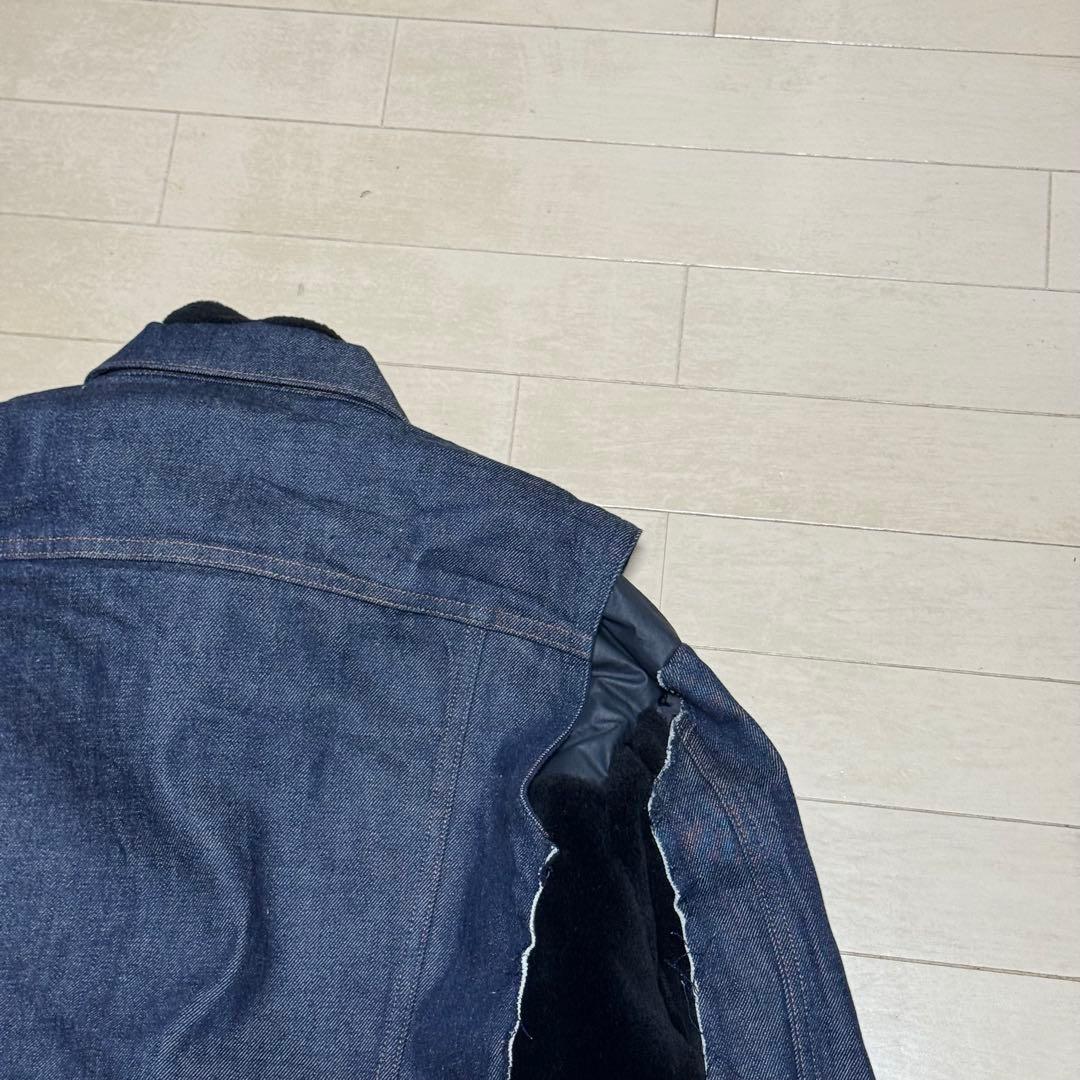 sacai × APC faux shearing コラボデニムジャケット