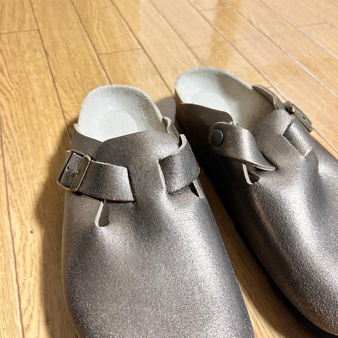 新品 BIRKENSTOCK BOSTON BS ボストン メタリック