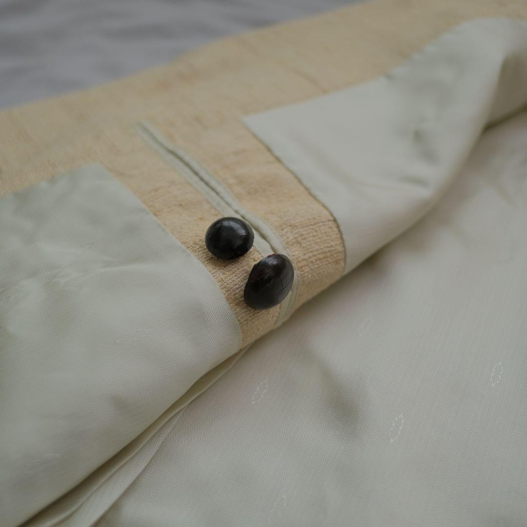 60s usa製 カスリ 絣 ネップ テーラードジャケット オフホワイト