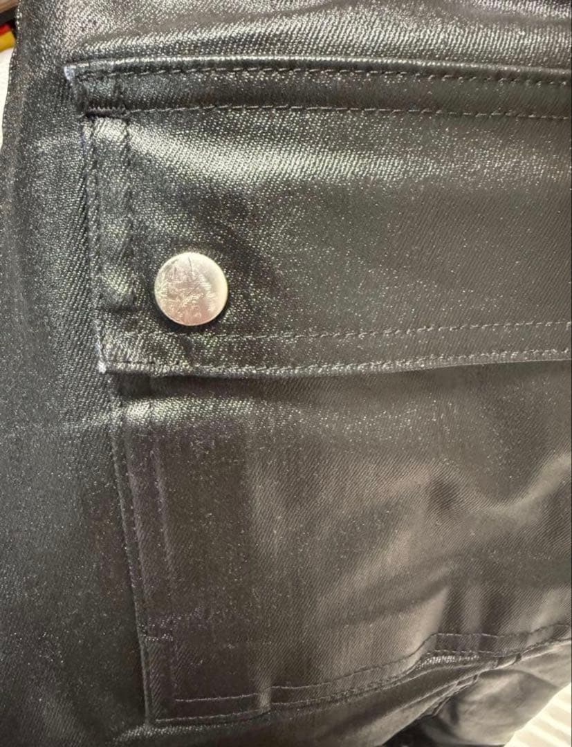 リックオウエンス　バウハウスデニムカーゴパンツ