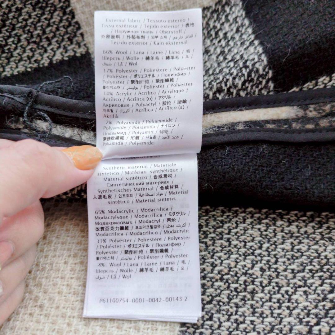 ◾︎入手困難◾︎ レッドヴァレンティノ ダブルブレストケープコート チェック 38