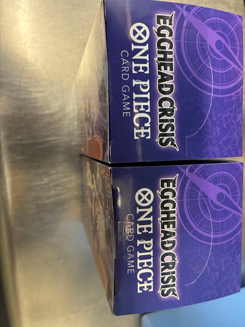 ワンピース カードゲーム エッグヘッドクライシス未開封シール付き2box