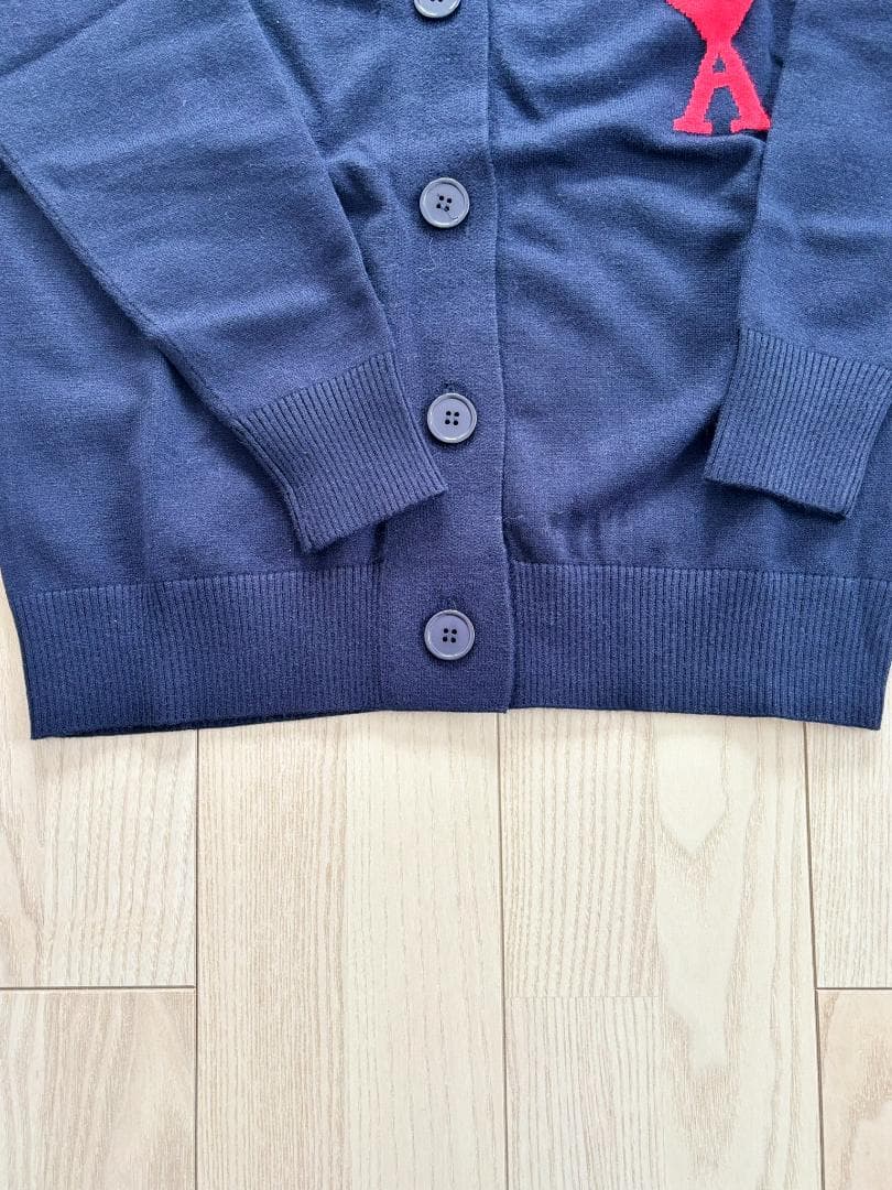 【新品】AMI PARIS アミパリス カーディガン 黒 Sサイズ