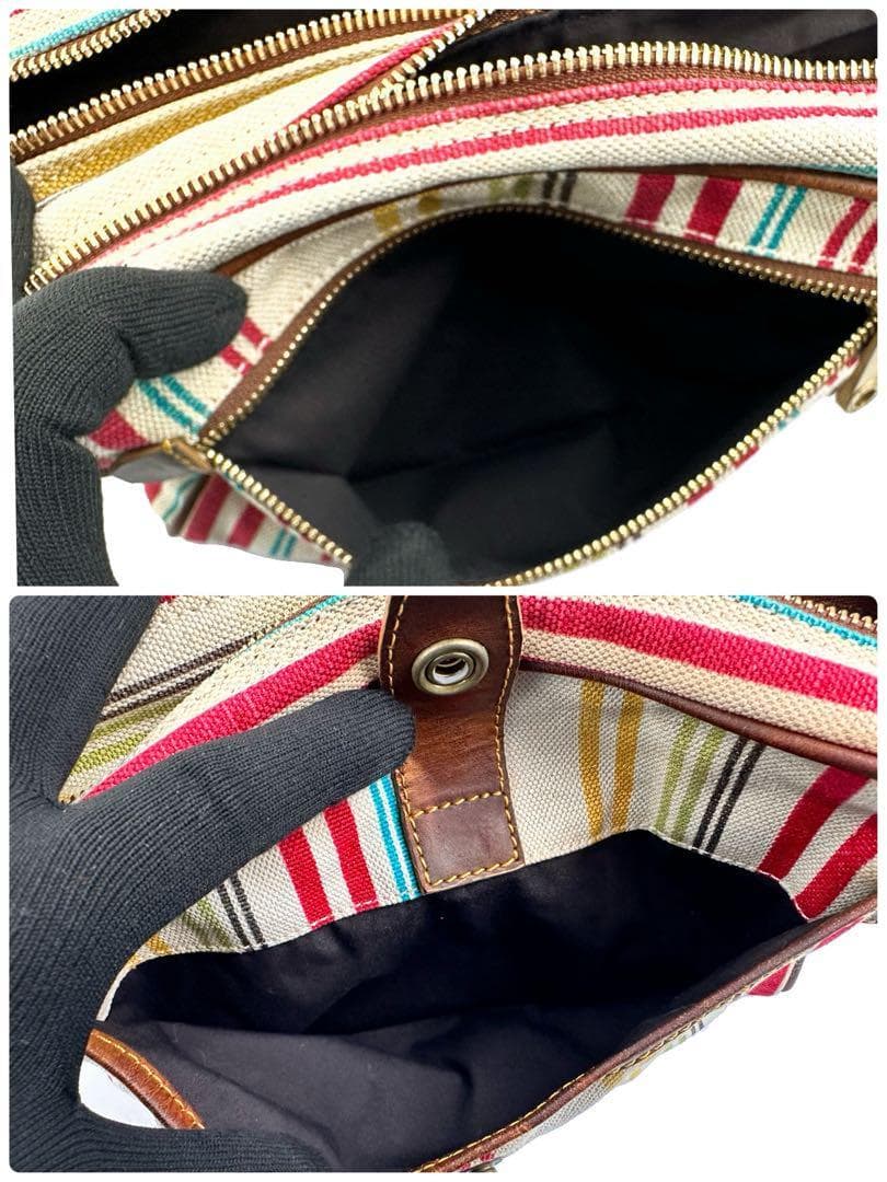 バリー クラッチバッグ キャンバス セカンドバッグ ストラップ 6色 セパレート