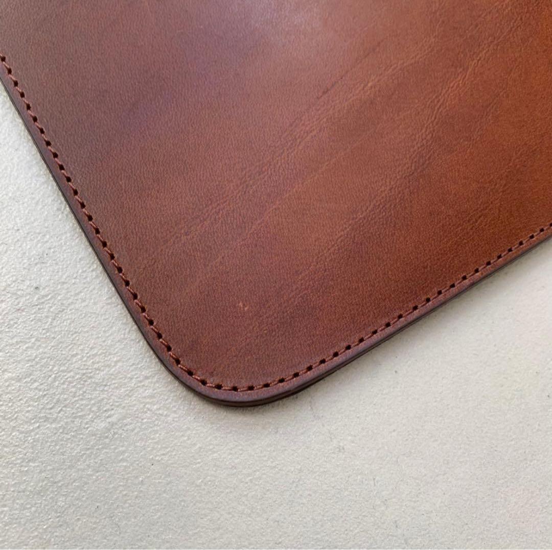 drip ブラウン レザー ノートPCケース
