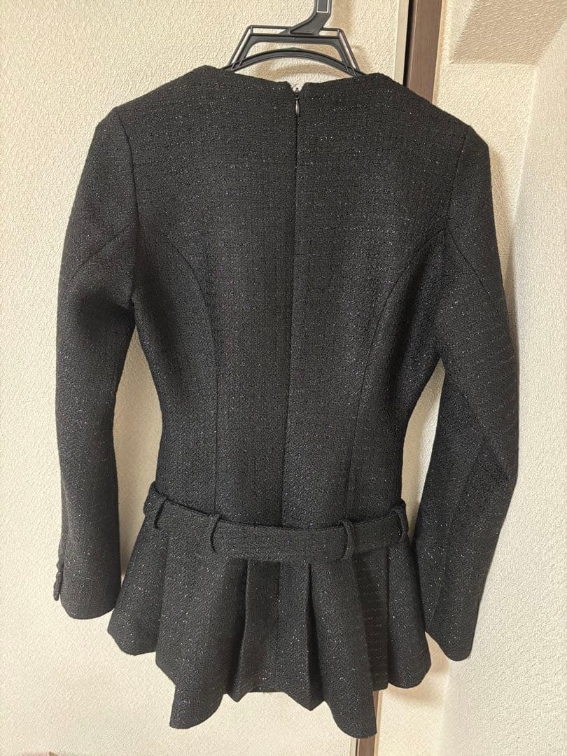 ダーリッチ Darich ボックスプリーツツイードミニワンピース