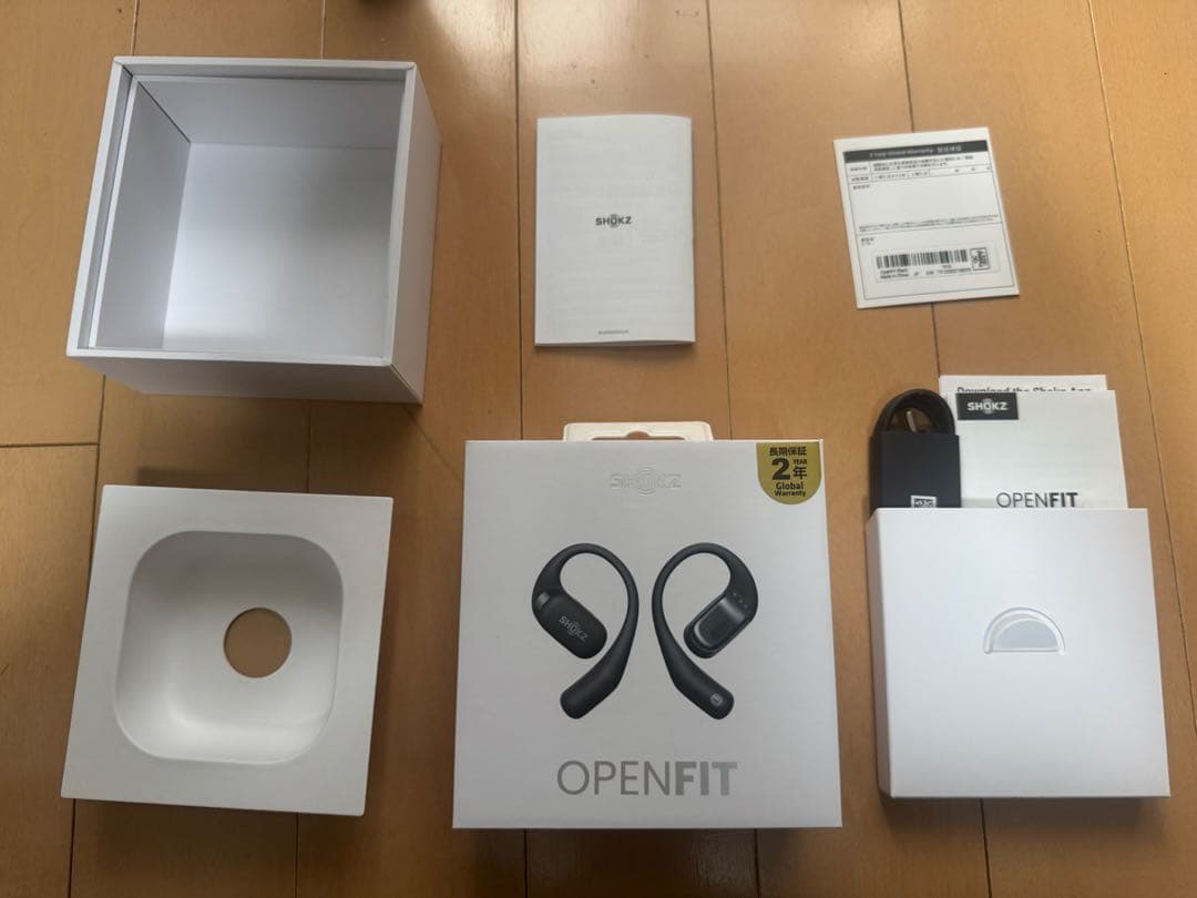 SHOKZ OpenFit SKZ-EP-000020 ワイヤレスイヤホン