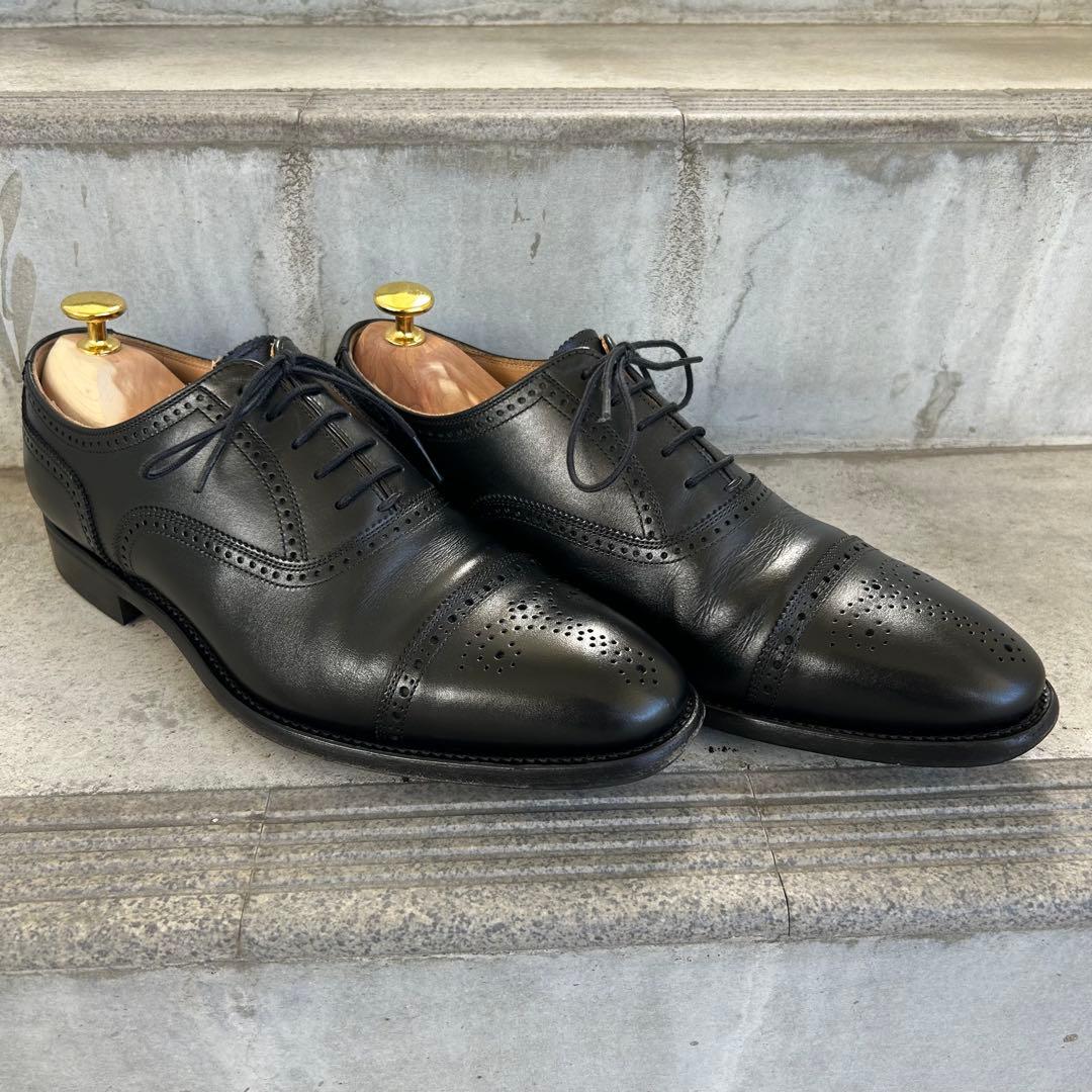 スコッチグレイン セミブローグ パンチドキャップトゥ F-920