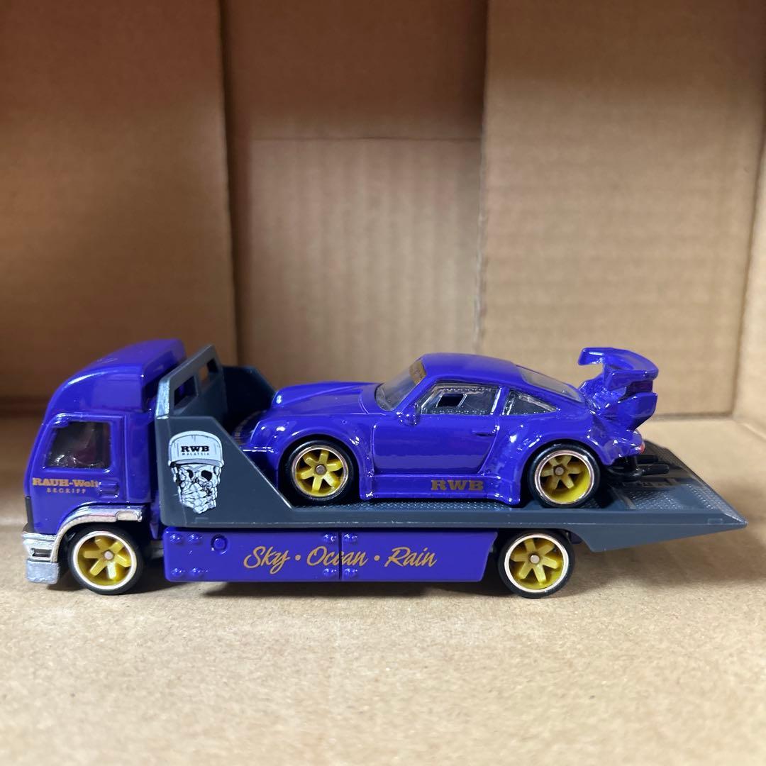 ホットウィール　1/64 RWB ポルシェ　930 トランスポート