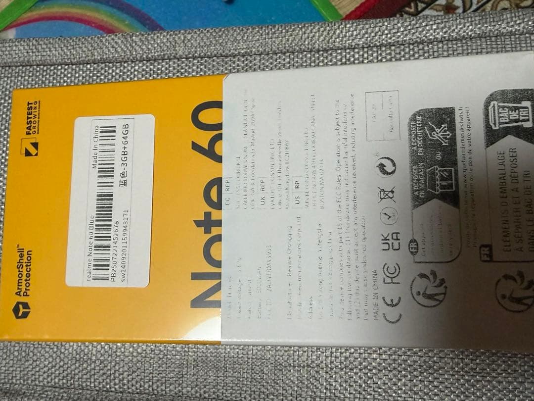 realme Note 60 3/64GB 6.6インチ新品未開封未使用