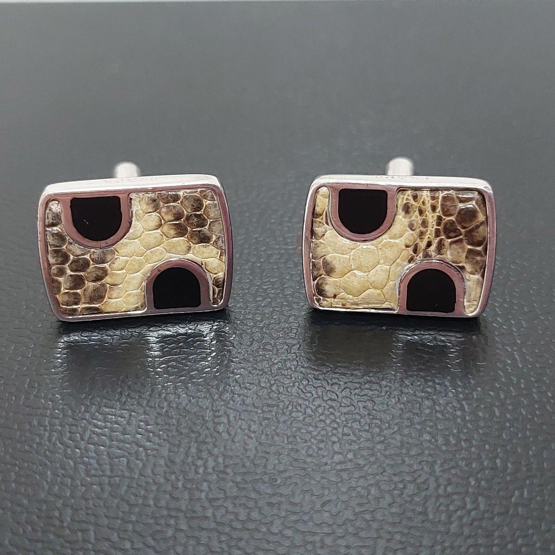 PRADA　プラダ　カフリンクス　カフス　蛇　925刻印