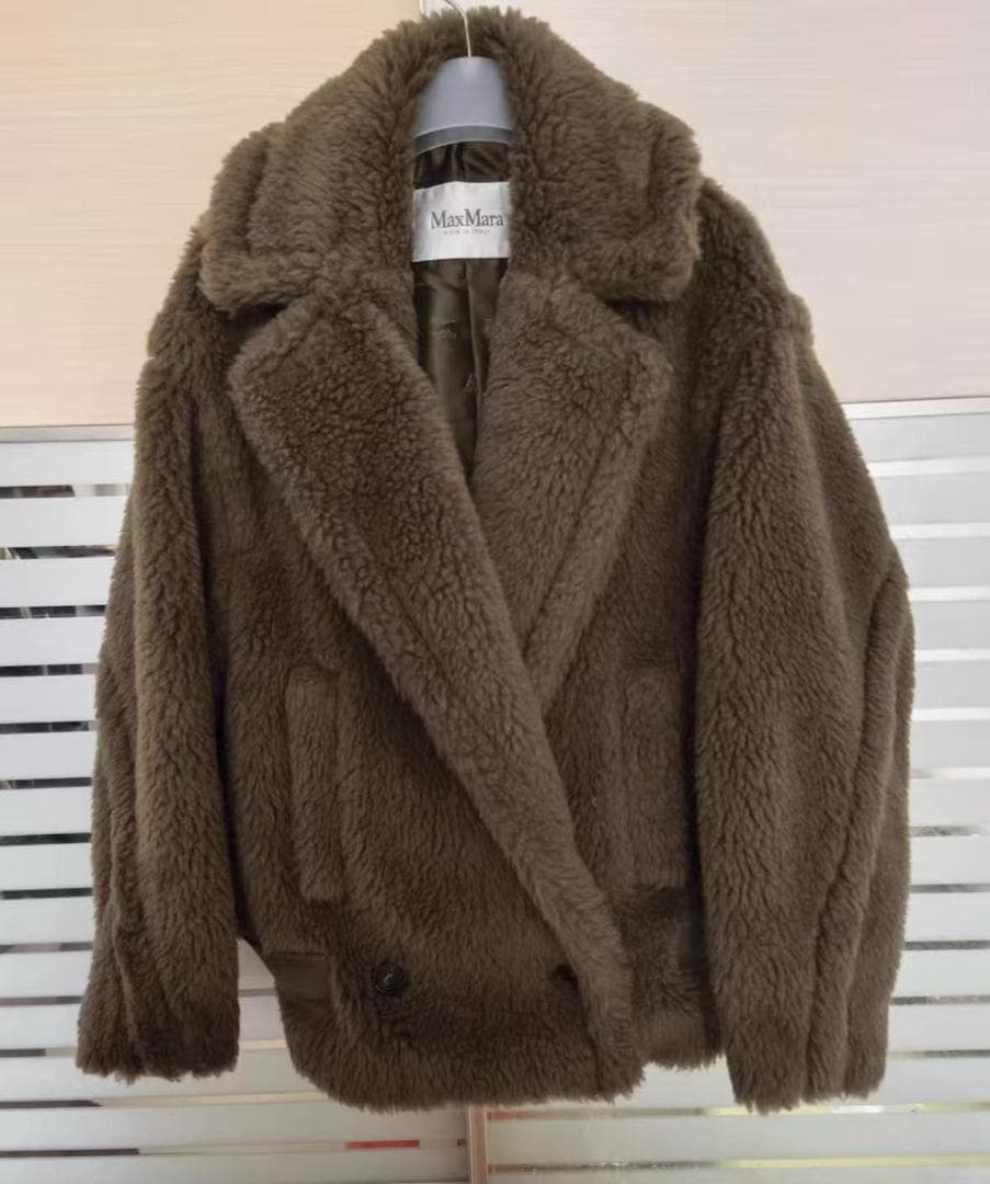 【美品】 Max Mara ブラウンファーコート 36サイズ