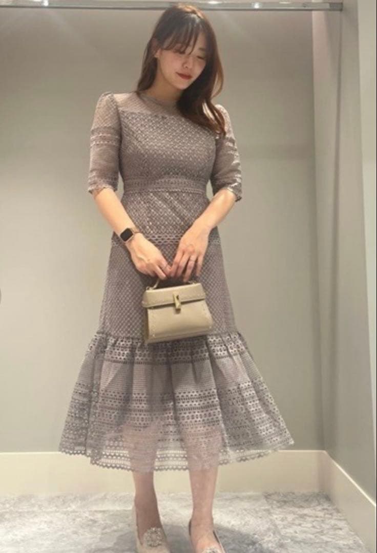 【CELFORD】フィッシュテールレースワンピース