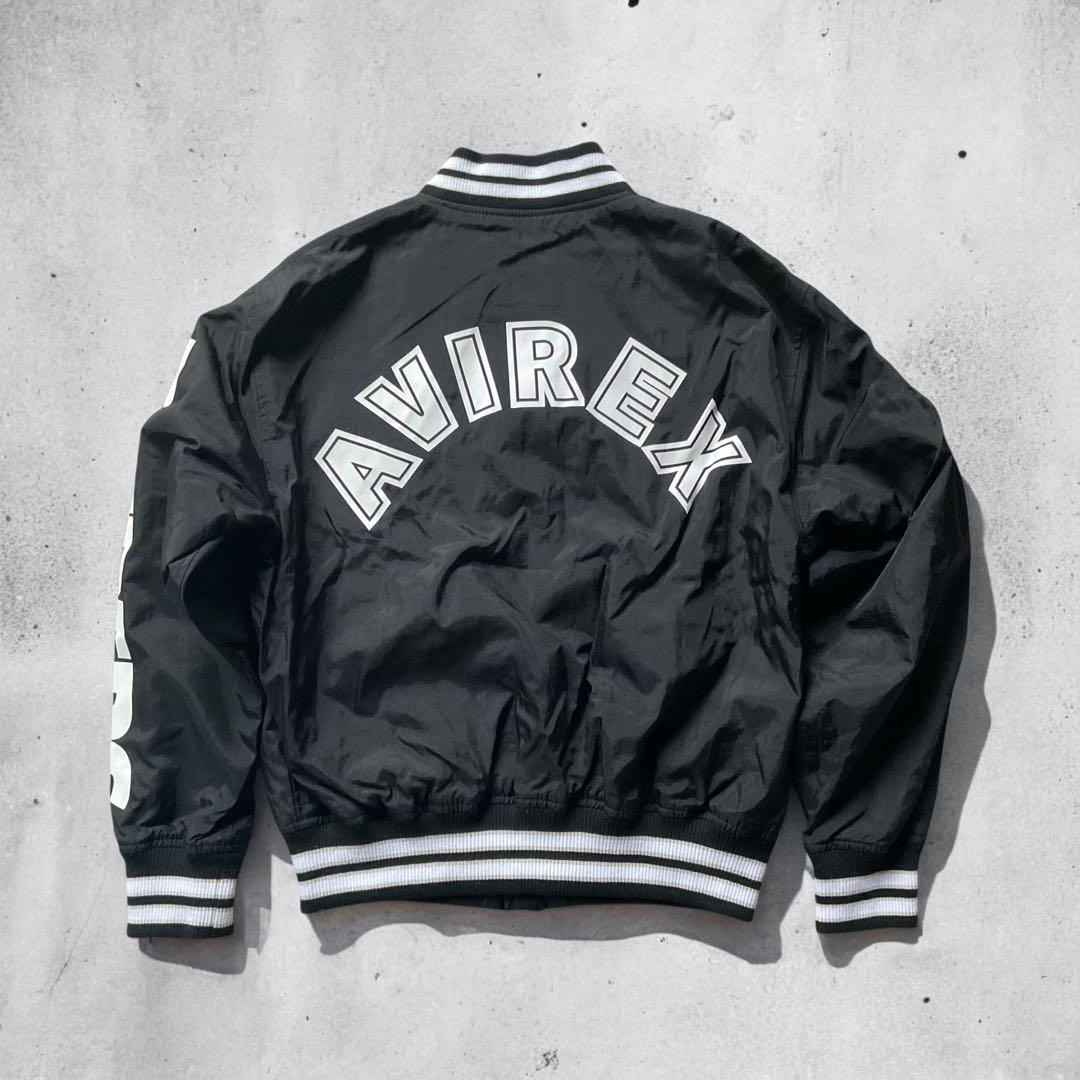 AVIREX RAYDERS スタジャン 　ボンバージャケット　Ｍサイズ