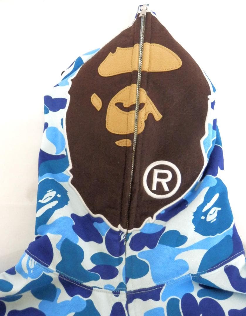 トップス M1595 ABC CAMO 2nd APE FULL ZIP HOODIE