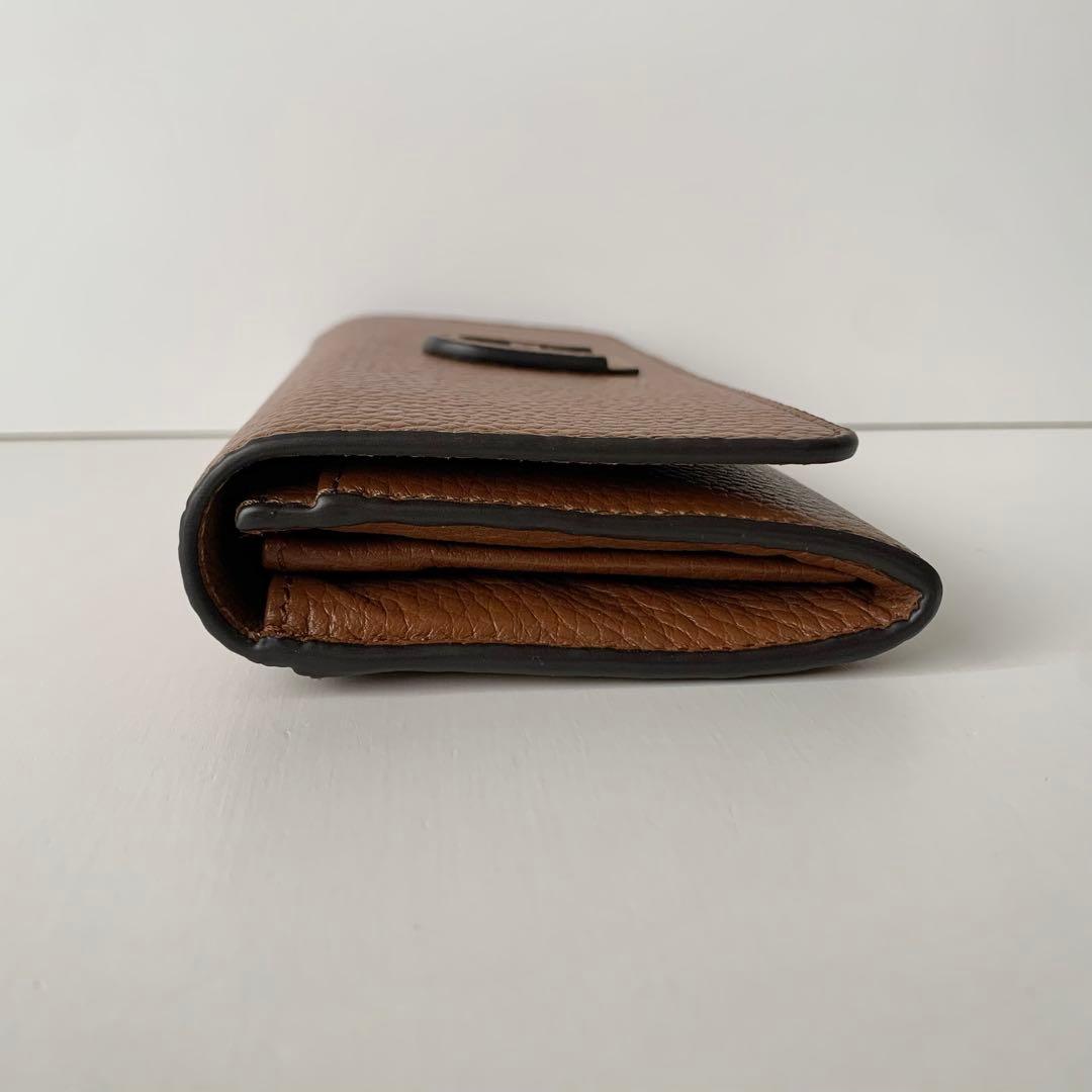 【FURLA】フルラ　ダフネ　長財布　ロングウォレット　ブラウン　ほぼ新品