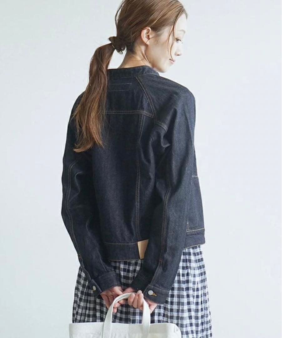 専用 美品 ✨si-si-si comfort／スタンドカラー デニムジャケット