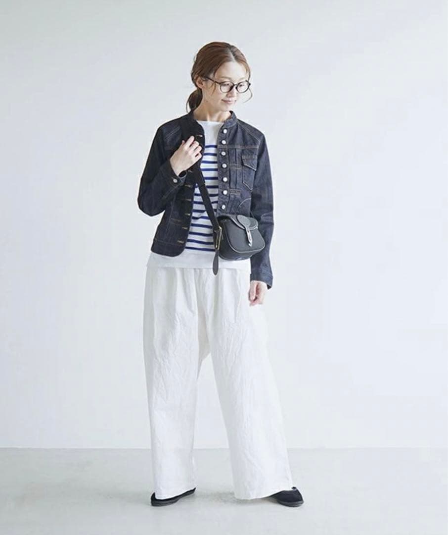 専用 美品 ✨si-si-si comfort／スタンドカラー デニムジャケット