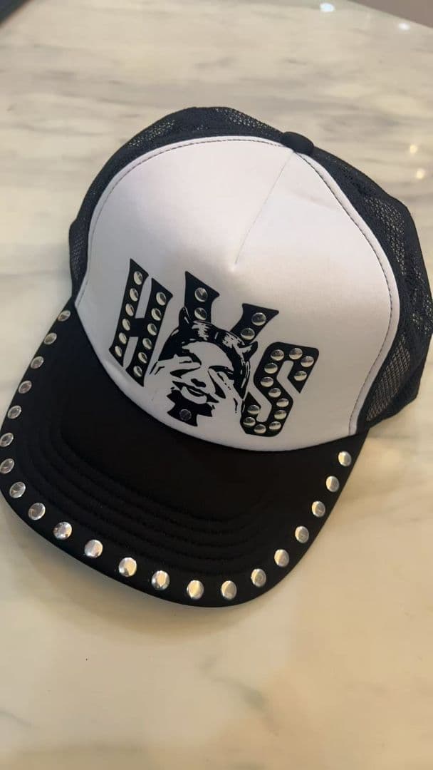【新品未使用】ヒステリックグラマー　スタッズメッシュキャップ #010