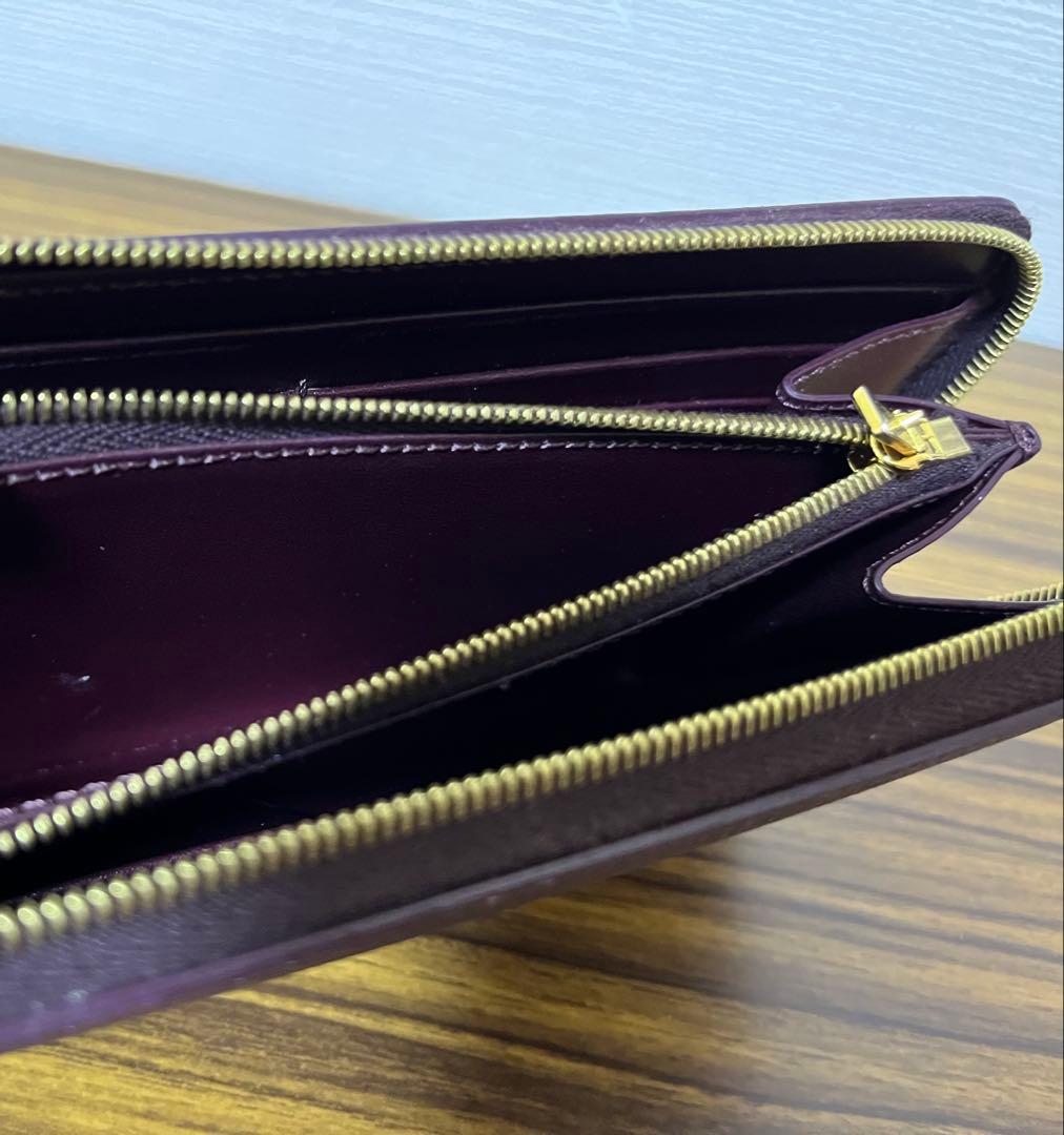 CELINE セリーヌ 長財布 ラウンドファスナー バーガンディ