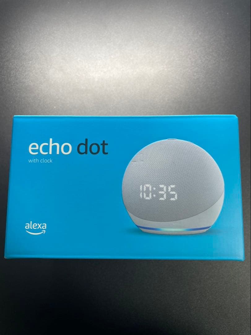 echo dot with clock グレーシャーホワイト