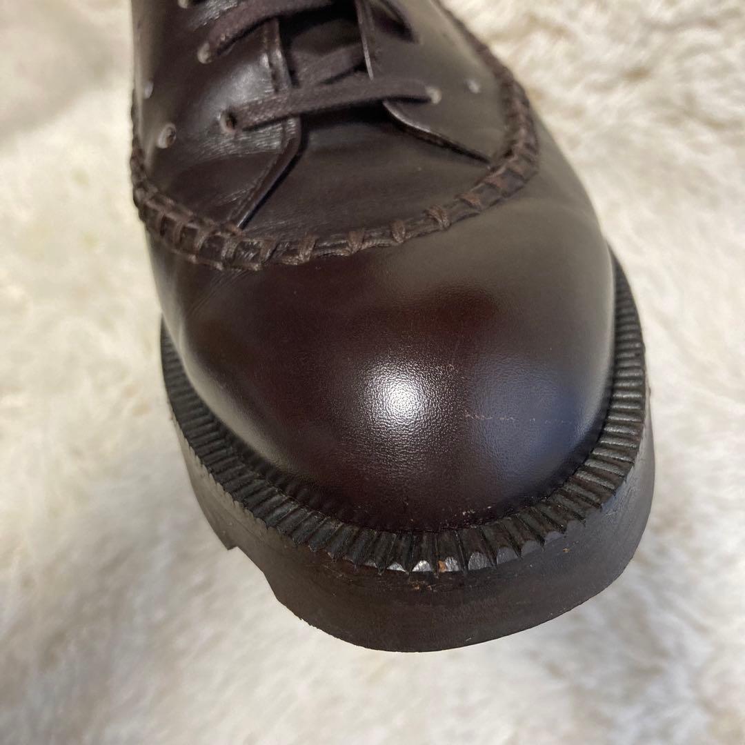 イッセイミヤケ ACCESSORY ドレスシューズ パンチング ダークブラウン