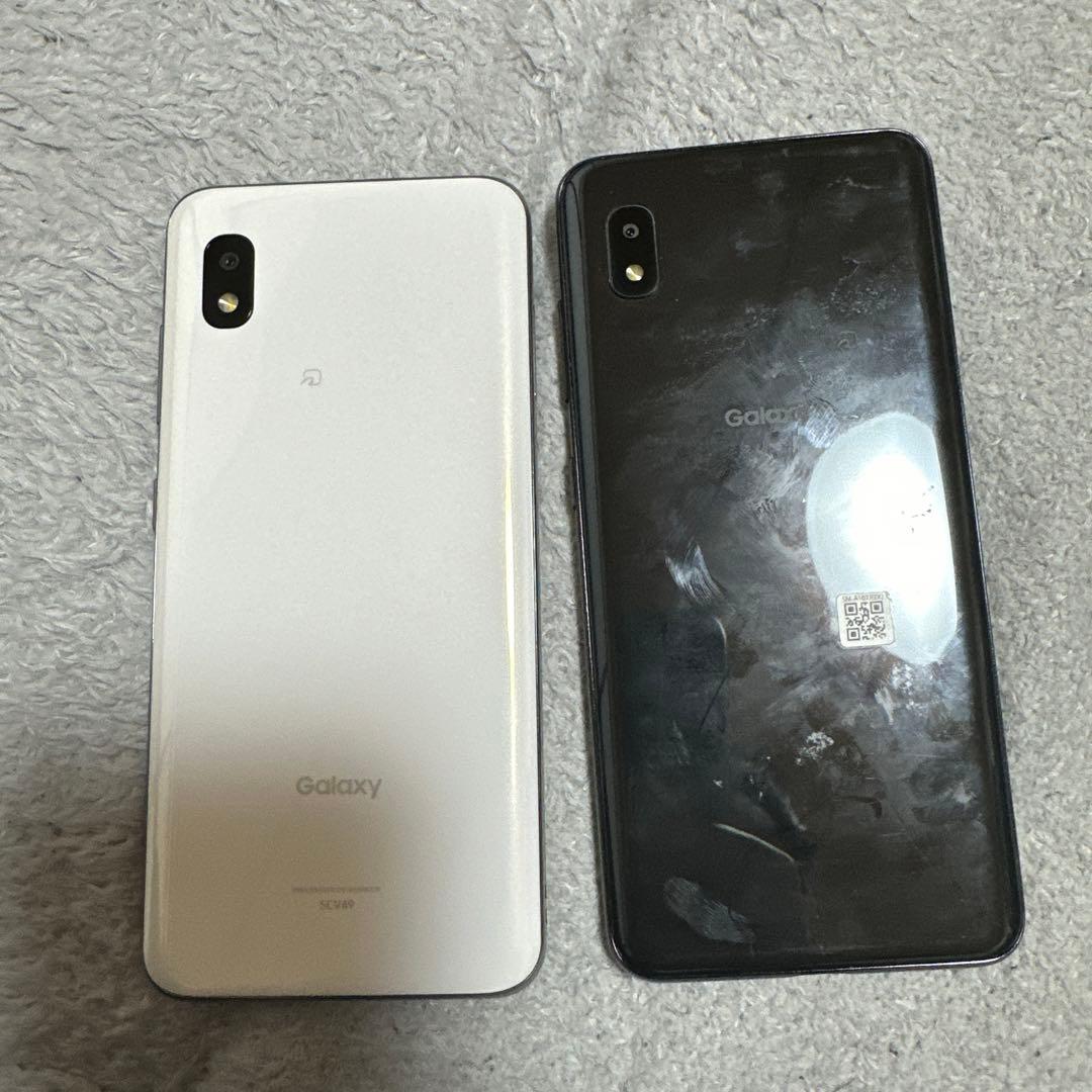 Samsung Galaxy a20 ブラック a21 ホワイト2台