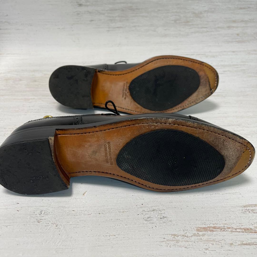 神匠 RE08 クォーターブローグ【US6.5≒24.0cm】純正シューツリー付