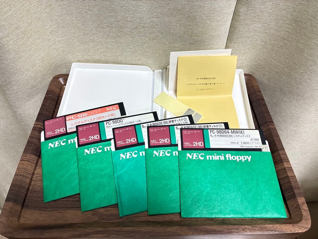 付属品追加★MS-DOS付 NEC PC-98Do+ 本体 & 純正FDセット