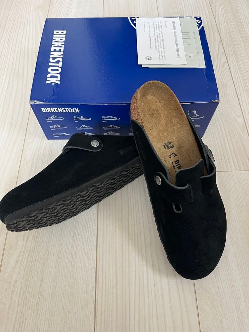 【新品】BIRKENSTOCK Boston BLACK 43
