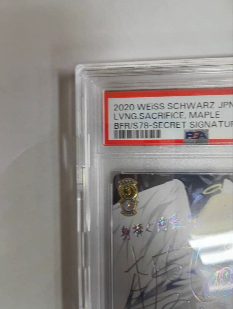 身捧ぐ慈愛 メイプル SEC PSA10 サイン入り