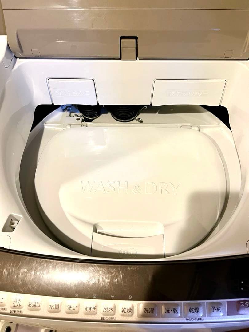 HITACHI ビートウォッシュ 洗濯乾燥機 BW-DV80E クリーニング済